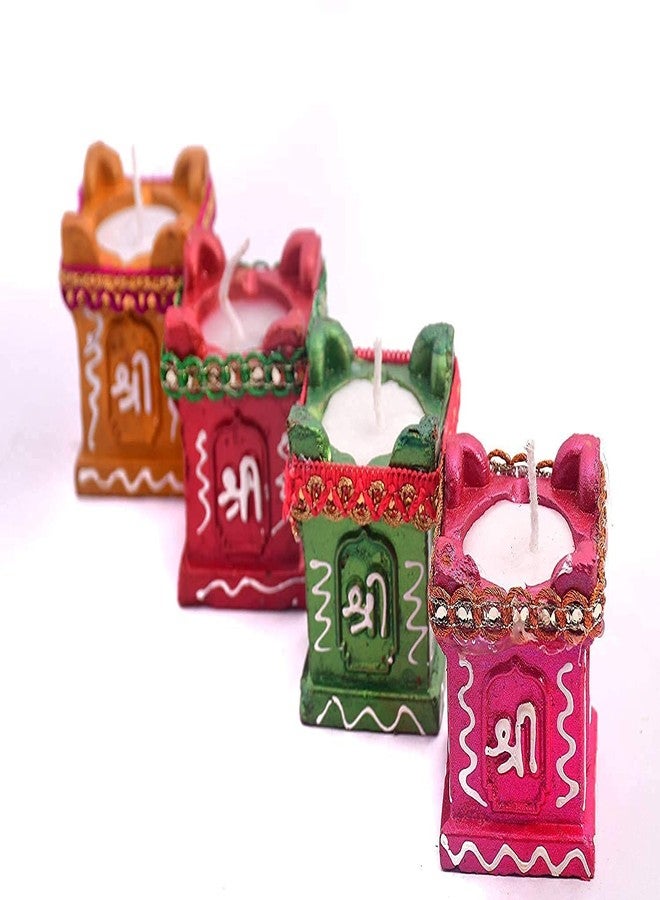 BB BACKBENCHERS Tulsi Diya for Diwali Decoration Handmade Earthen Clay Terracotta Decorative (Divine) - Image 3